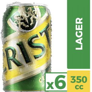 Pack 6 un. Cerveza Cristal Lager 4.6° 350 cc